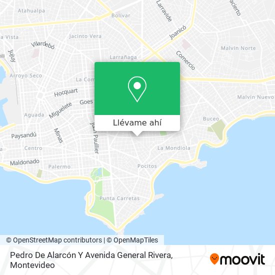 Mapa de Pedro De Alarcón Y Avenida General Rivera