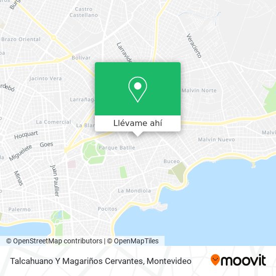 Mapa de Talcahuano Y Magariños Cervantes