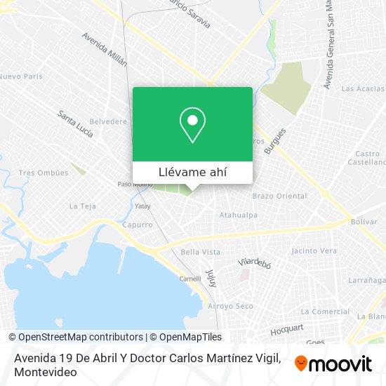 Mapa de Avenida 19 De Abril Y Doctor Carlos Martínez Vigil