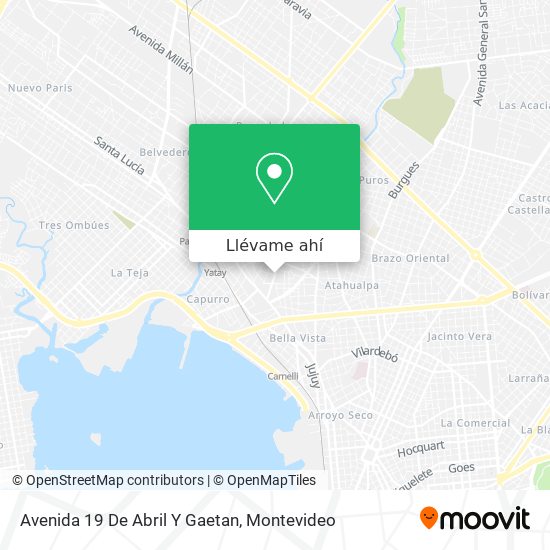 Mapa de Avenida 19 De Abril Y Gaetan