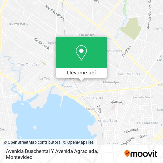 Mapa de Avenida Buschental Y Avenida Agraciada