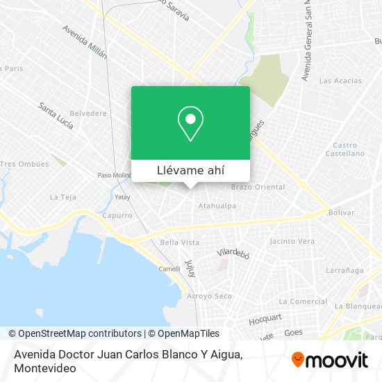 Mapa de Avenida Doctor Juan Carlos Blanco Y Aigua