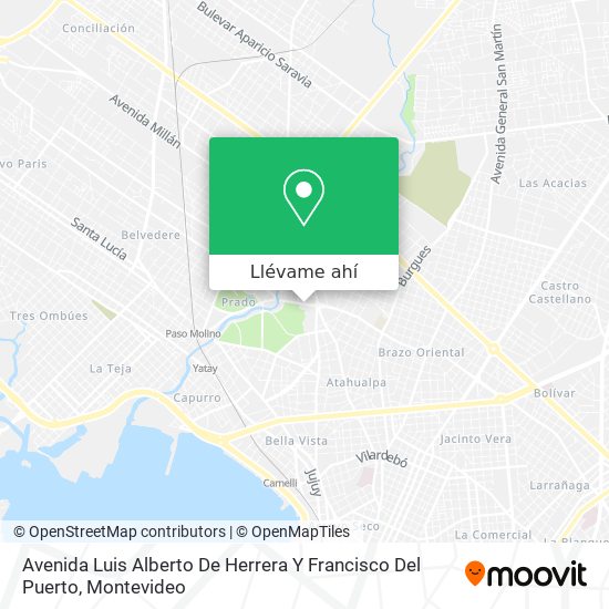 Mapa de Avenida Luis Alberto De Herrera Y Francisco Del Puerto