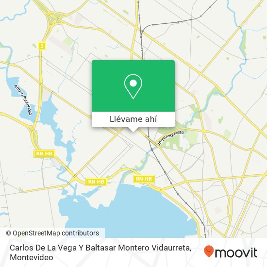Mapa de Carlos De La Vega Y Baltasar Montero Vidaurreta