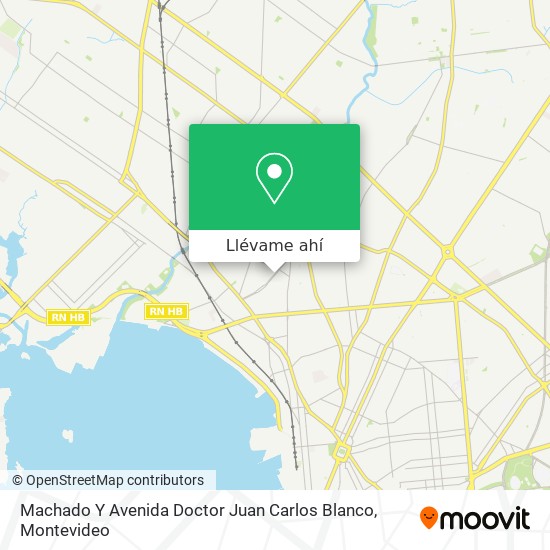 Mapa de Machado Y Avenida Doctor Juan Carlos Blanco
