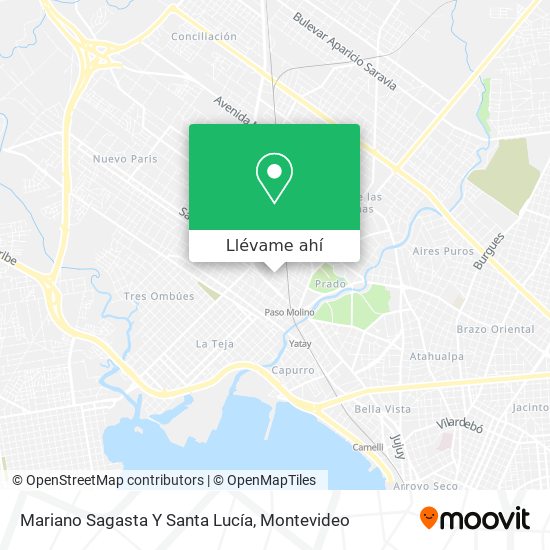 Mapa de Mariano Sagasta Y Santa Lucía