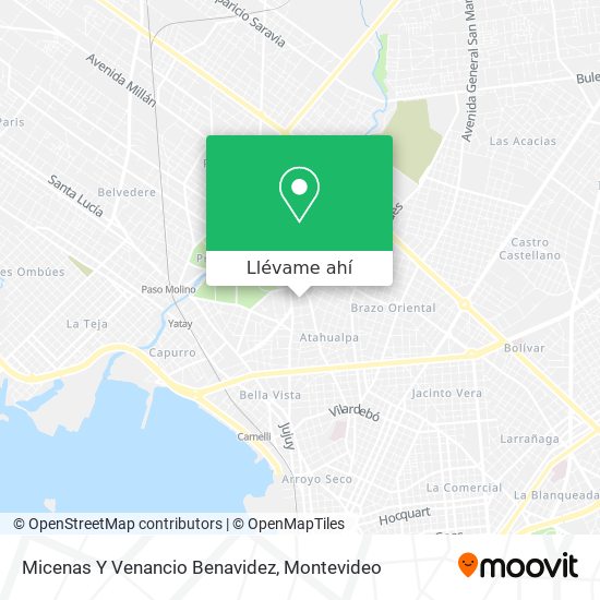 Mapa de Micenas Y Venancio Benavidez