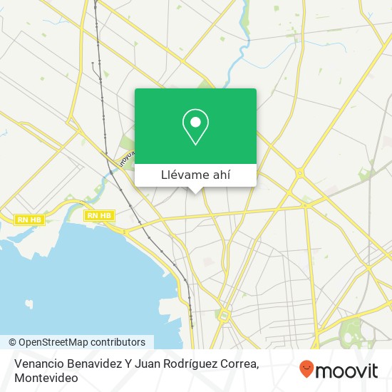 Mapa de Venancio Benavidez Y Juan Rodríguez Correa