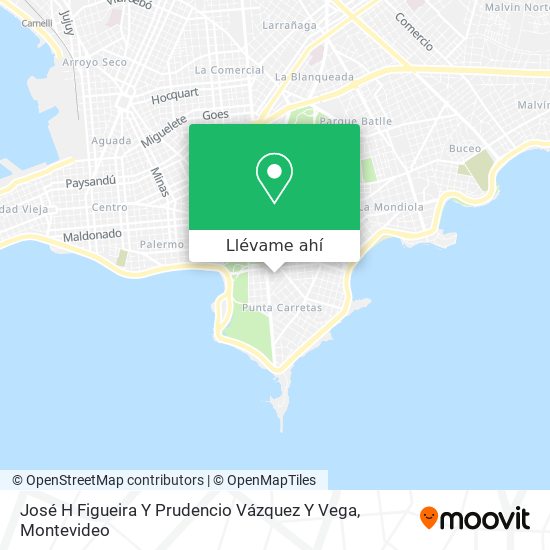Mapa de José H Figueira Y Prudencio Vázquez Y Vega