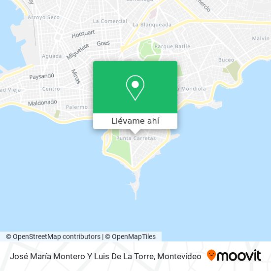 Mapa de José María Montero Y Luis De La Torre