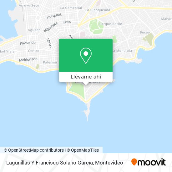Mapa de Lagunillas Y Francisco Solano García
