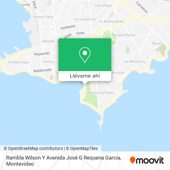 Mapa de Rambla Wilson Y Avenida José G Requena García