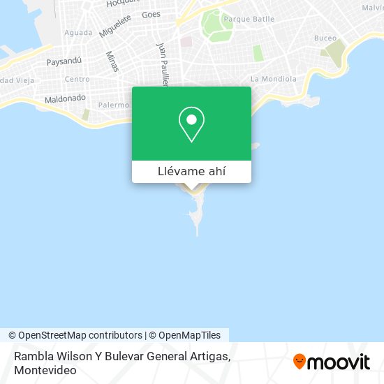 Mapa de Rambla Wilson Y Bulevar General Artigas