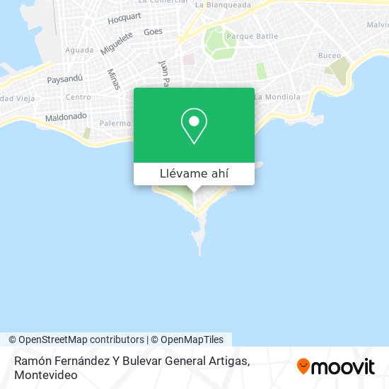 Mapa de Ramón Fernández Y Bulevar General Artigas