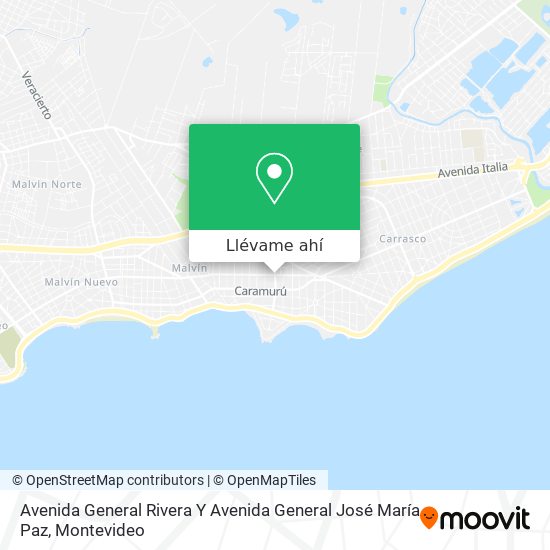 Mapa de Avenida General Rivera Y Avenida General José María Paz