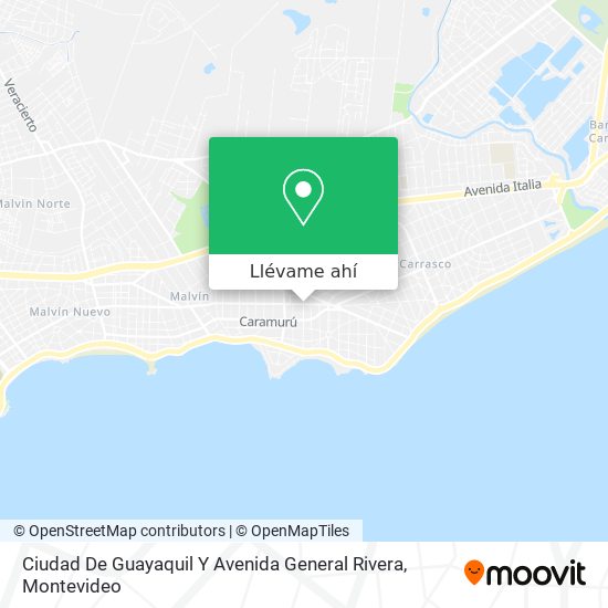 Mapa de Ciudad De Guayaquil Y Avenida General Rivera