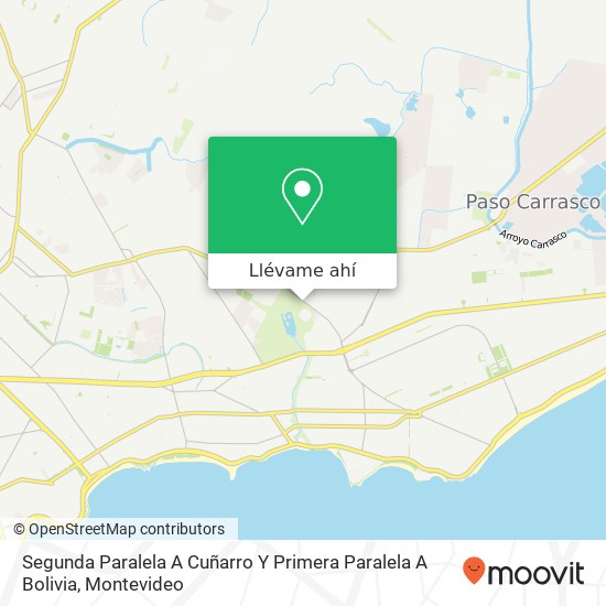 Mapa de Segunda Paralela A Cuñarro Y Primera Paralela A Bolivia