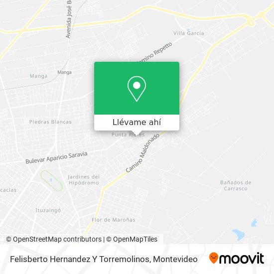Mapa de Felisberto Hernandez Y Torremolinos