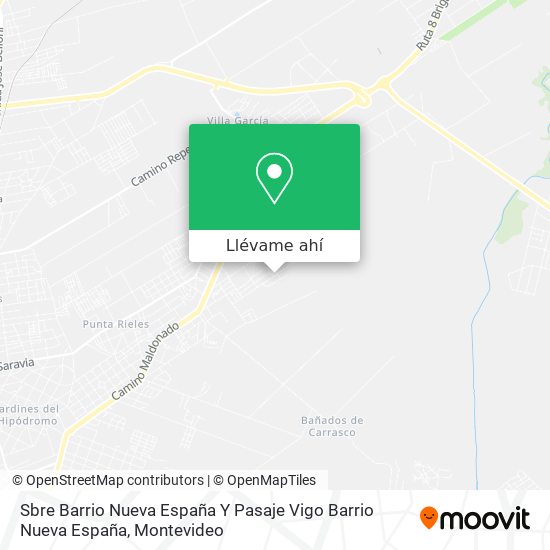 Mapa de Sbre Barrio Nueva España Y Pasaje Vigo Barrio Nueva España