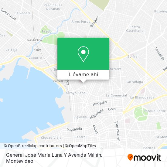 Mapa de General José María Luna Y Avenida Millán