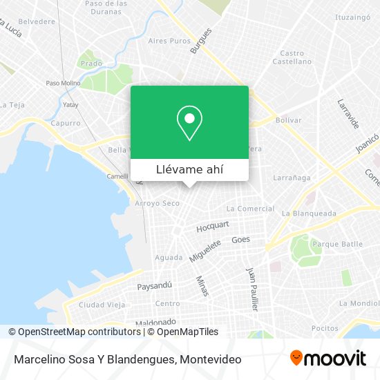 Mapa de Marcelino Sosa Y Blandengues