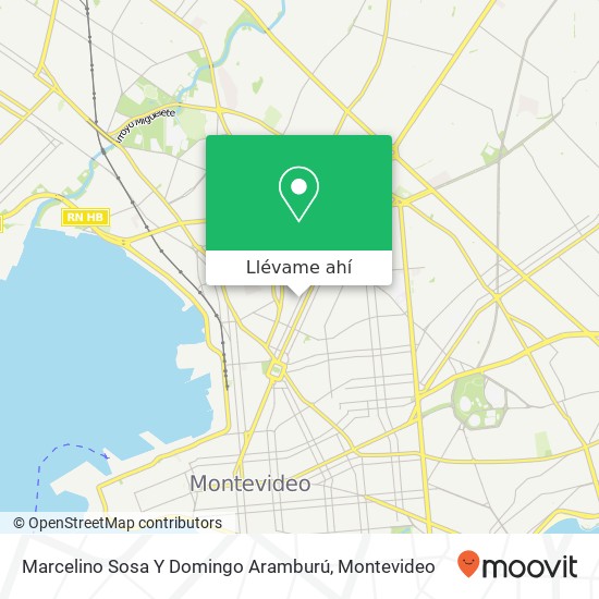 Mapa de Marcelino Sosa Y Domingo Aramburú