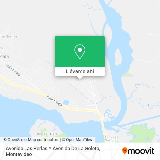 Mapa de Avenida Las Perlas Y Avenida De La Goleta