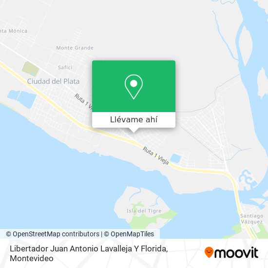 Mapa de Libertador Juan Antonio Lavalleja Y Florida