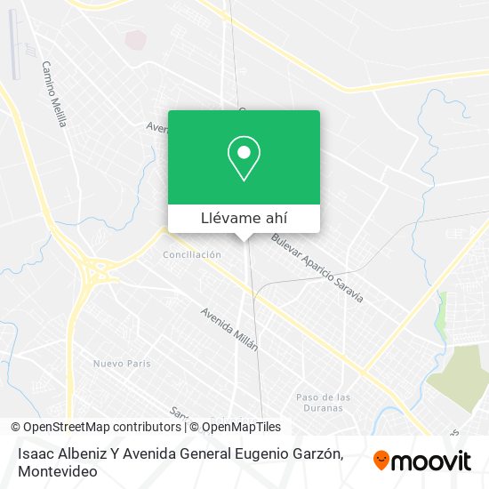 Mapa de Isaac Albeniz Y Avenida General Eugenio Garzón