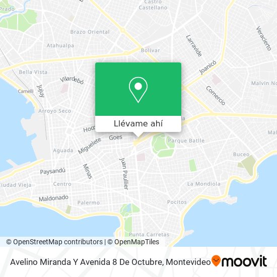Mapa de Avelino Miranda Y Avenida 8 De Octubre
