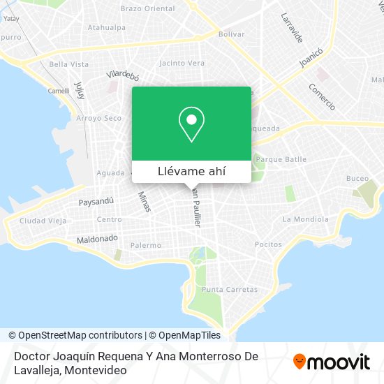 Mapa de Doctor Joaquín Requena Y Ana Monterroso De Lavalleja