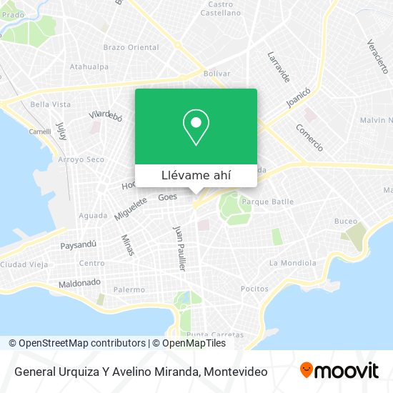 Mapa de General Urquiza Y Avelino Miranda