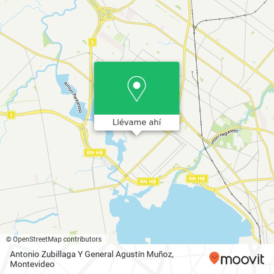 Mapa de Antonio Zubillaga Y General Agustín Muñoz