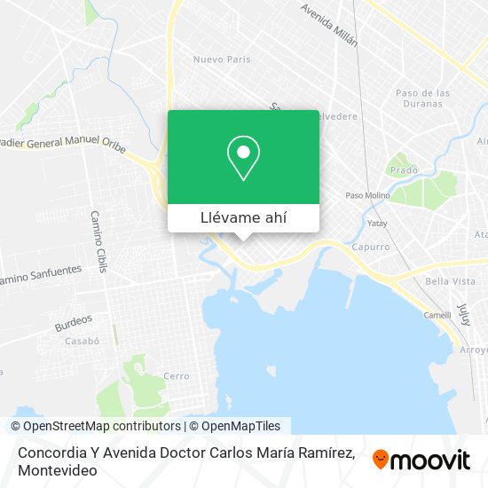 Mapa de Concordia Y Avenida Doctor Carlos María Ramírez