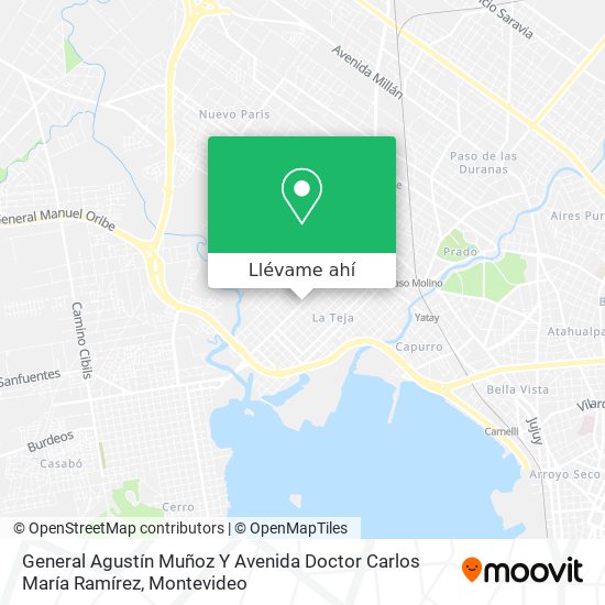 Mapa de General Agustín Muñoz Y Avenida Doctor Carlos María Ramírez