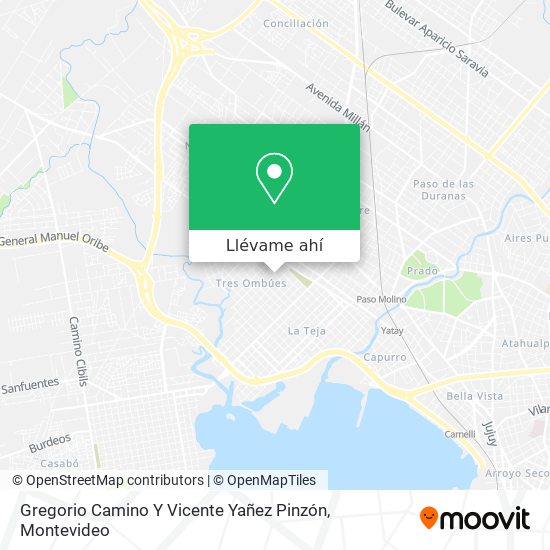 Mapa de Gregorio Camino Y Vicente Yañez Pinzón