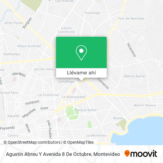 Mapa de Agustín Abreu Y Avenida 8 De Octubre