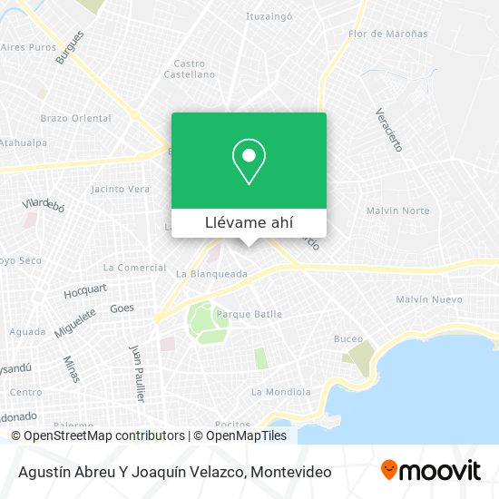 Mapa de Agustín Abreu Y Joaquín Velazco