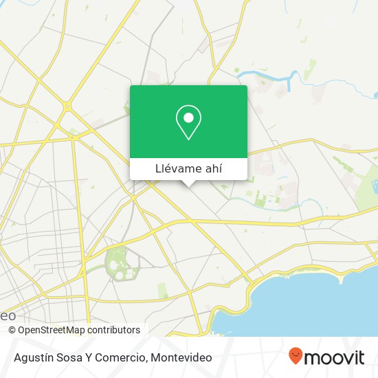 Mapa de Agustín Sosa Y Comercio