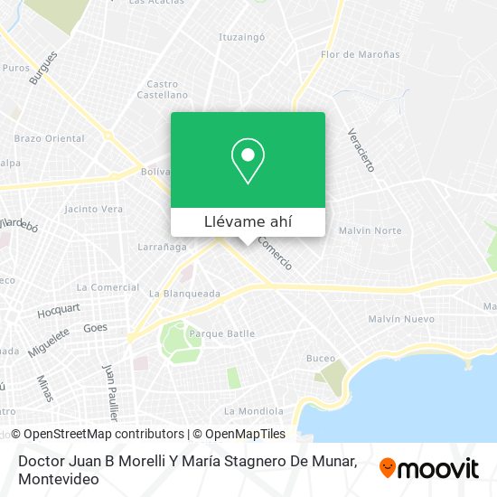 Mapa de Doctor Juan B Morelli Y María Stagnero De Munar