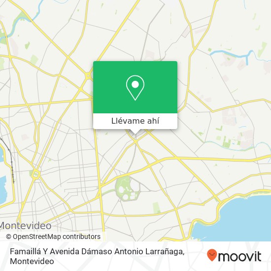Mapa de Famaillá Y Avenida Dámaso Antonio Larrañaga