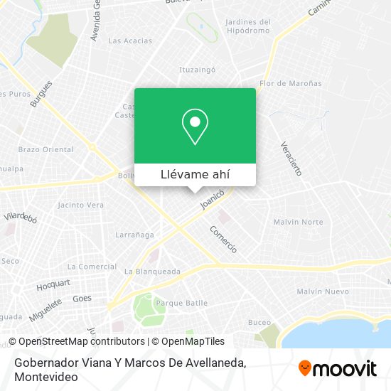 Mapa de Gobernador Viana Y Marcos De Avellaneda