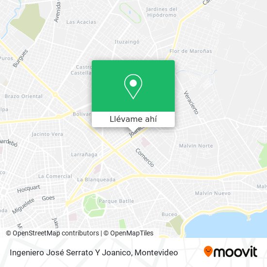 Mapa de Ingeniero José Serrato Y Joanico