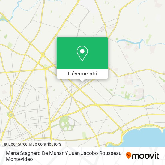 Mapa de María Stagnero De Munar Y Juan Jacobo Rousseau