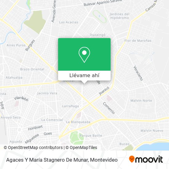 Mapa de Agaces Y María Stagnero De Munar