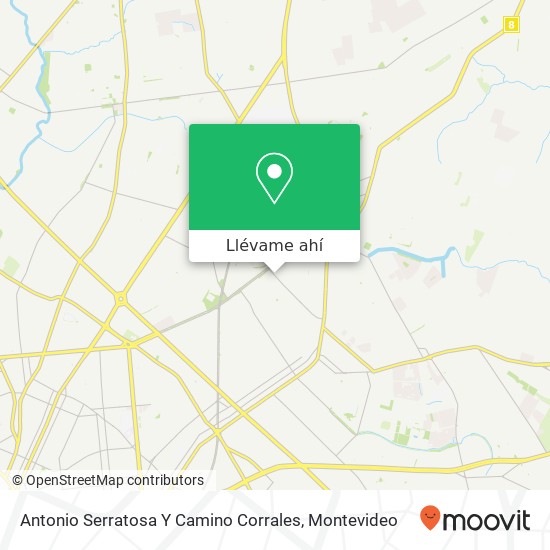 Mapa de Antonio Serratosa Y Camino Corrales