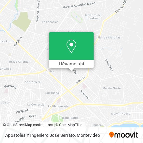 Mapa de Apostoles Y Ingeniero José Serrato