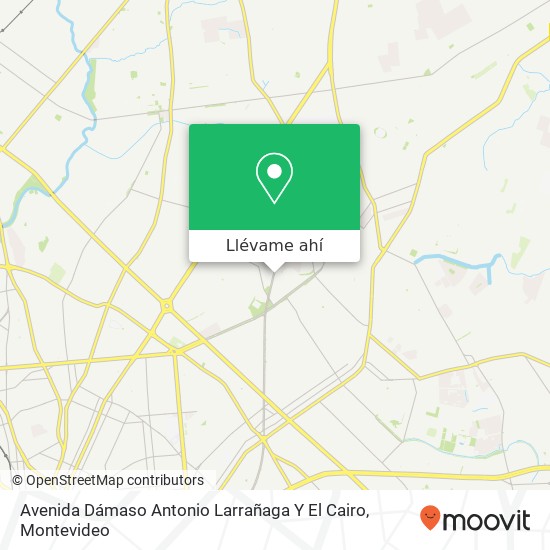 Mapa de Avenida Dámaso Antonio Larrañaga Y El Cairo