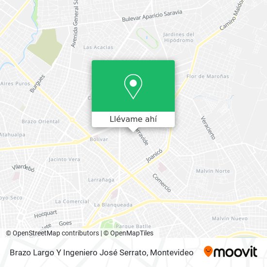 Mapa de Brazo Largo Y Ingeniero José Serrato
