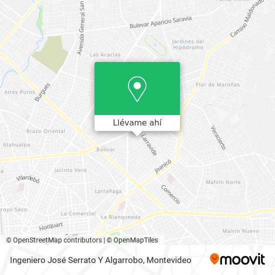 Mapa de Ingeniero José Serrato Y Algarrobo